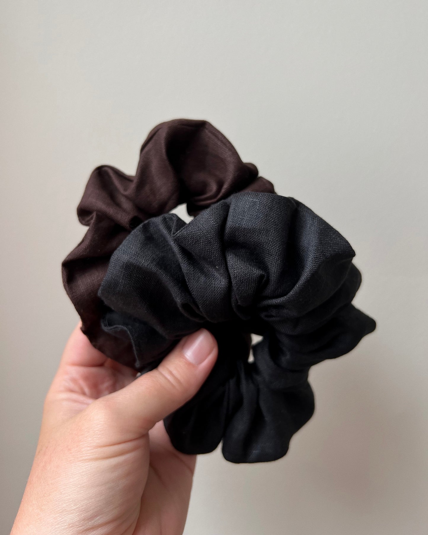 French Linen Scrunchie - Oversized