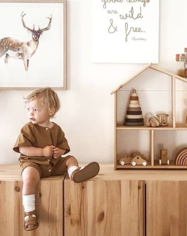 Wooden Rattle - Bella the Bell - Jaclyn & Matisse