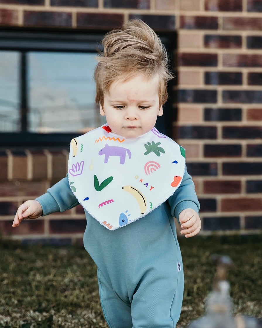 Tilda & Moo x SHUTURP Triangle Bib - Okay Banana