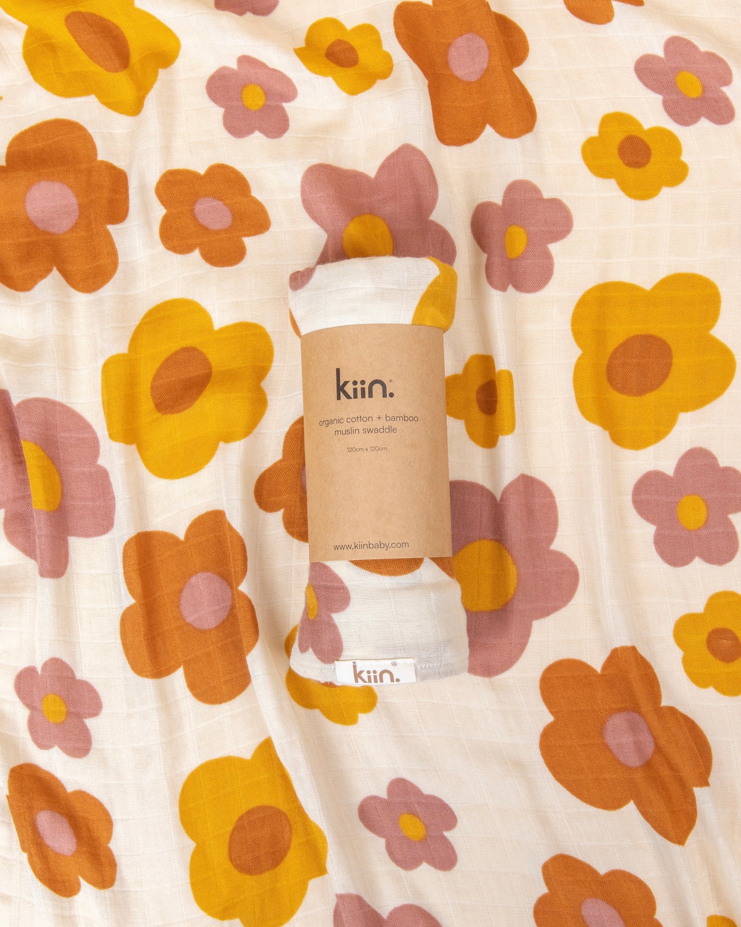Organic Swaddle - BLOOM - Kiin Baby