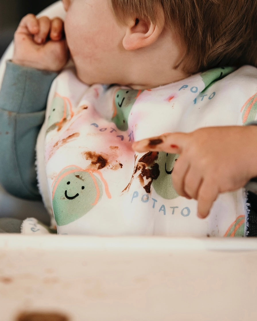 Tilda & Moo x SHUTURP Triangle Bib - Potato Mate