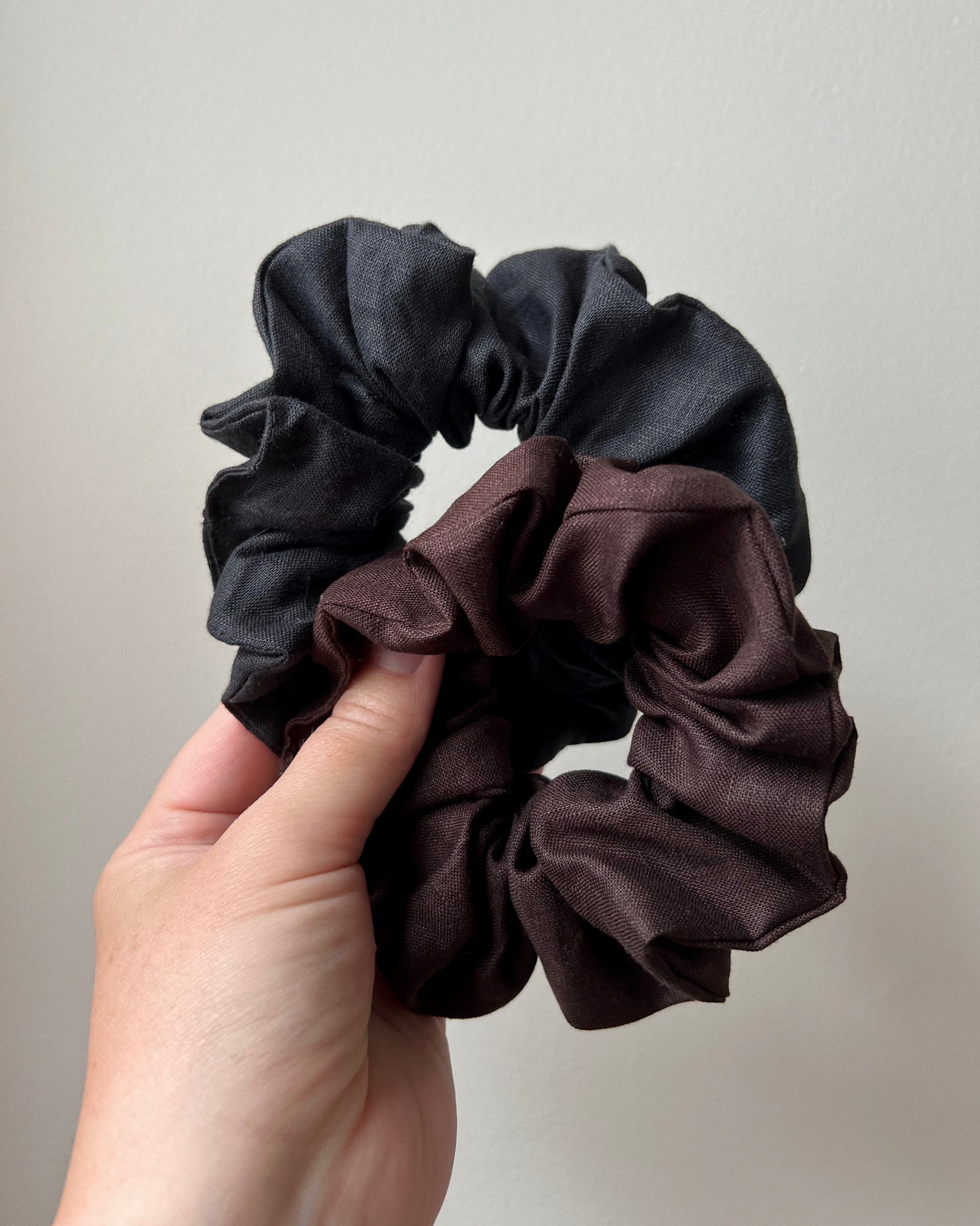 French Linen Scrunchie - Oversized