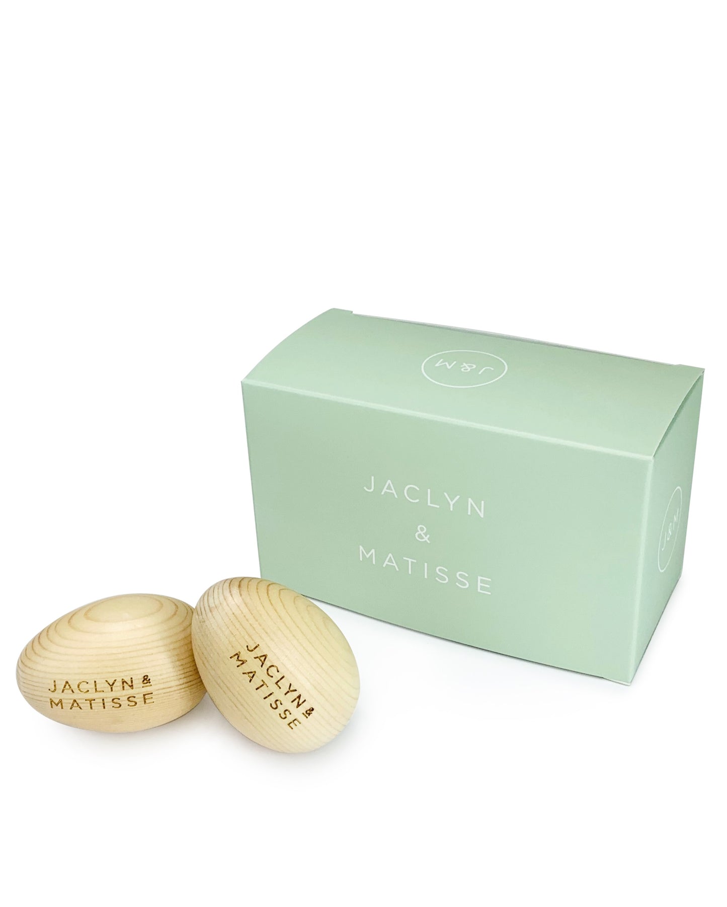 Wooden Egg Shaker Pair - Jaclyn & Matisse