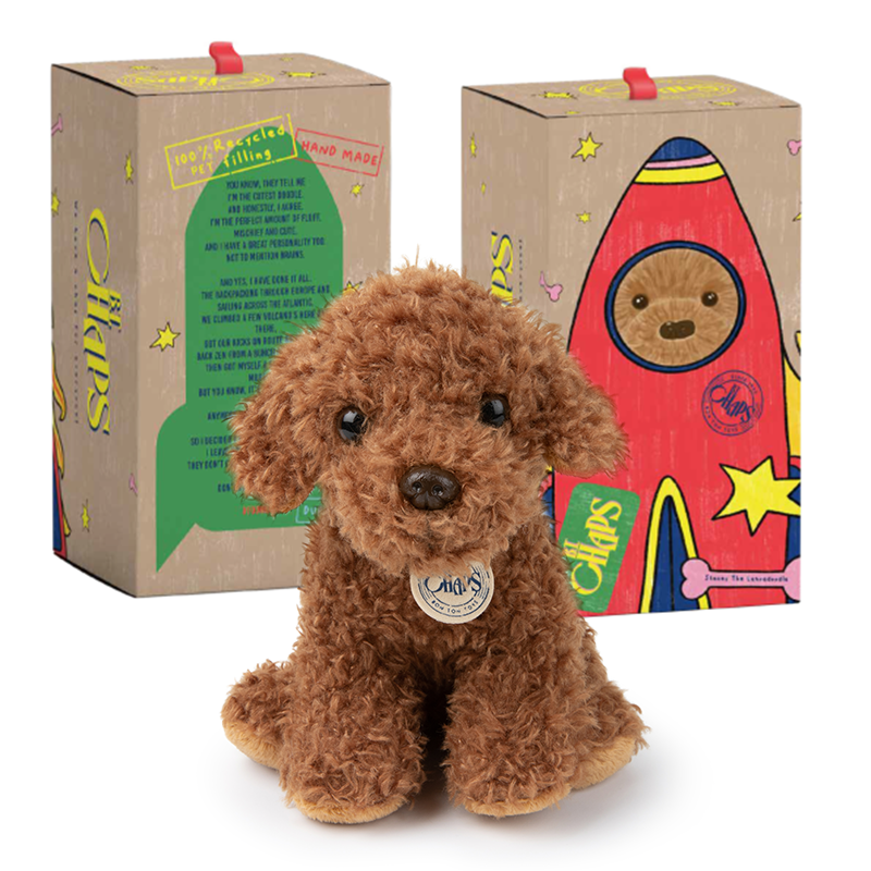 Stacy the Labradoodle in giftbox - BT Chaps
